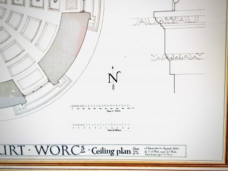 Framed Quality Architect Print Drawings of Croome Court - Image 10
