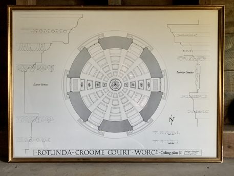 Framed Quality Architect Print Drawings of Croome Court - Image 9