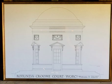 Framed Quality Architect Print Drawings of Croome Court - Image 3