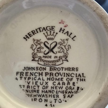 Vintage Johnson Brothers Heritage Hall French Provincial Coffee Pot - Image 10