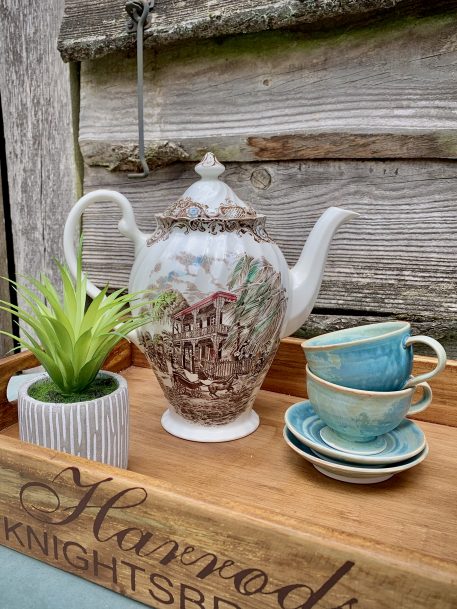 Vintage Johnson Brothers Heritage Hall French Provincial Coffee Pot - Image 2