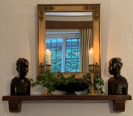 A lovely pair of early 19th Century Brass Candlesticks on square bases - Image 2