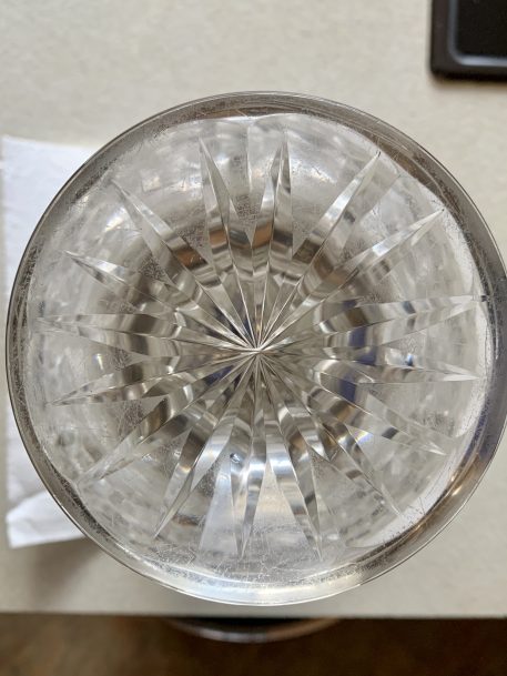 Antique Cut Glass Baluster Vase - Image 11