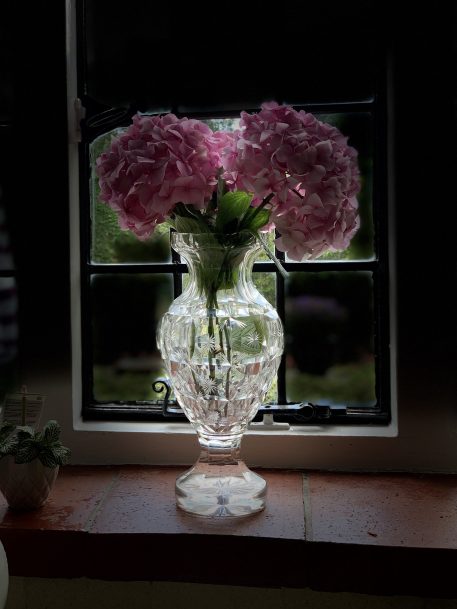 Antique Cut Glass Baluster Vase - Image 12