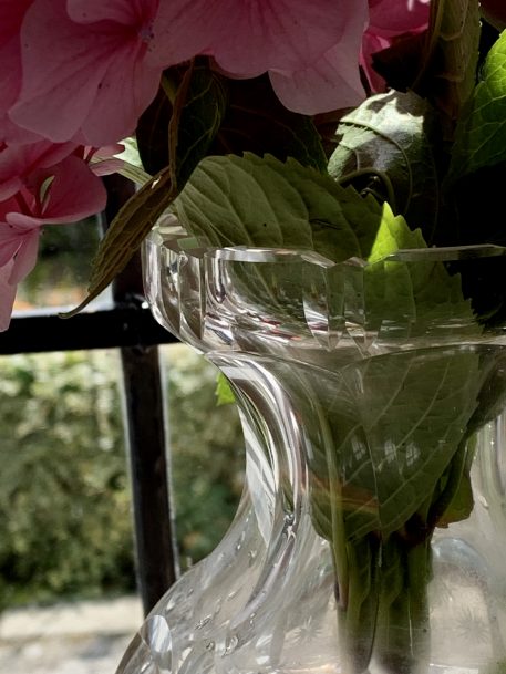 Antique Cut Glass Baluster Vase - Image 6