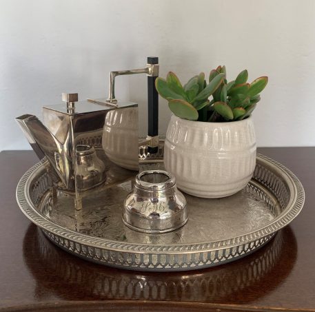 An Edwardian Silver Inkwell by H. Humphries & Co. Birmingham 1905 - Image 2