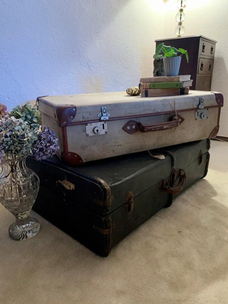 Vintage Steamer Suitcase Trunk - Image 2