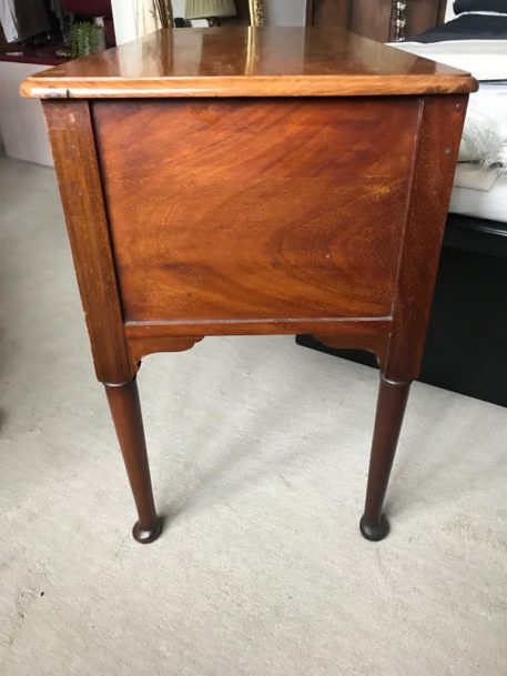 Mahogany Washstand Cabinet with Inlaid Doors - Image 10