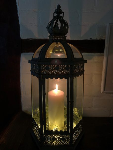 Large Wrought Iron Decorative Lantern - Image 3