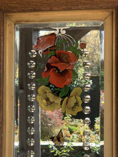 A Lovely Oak Framed Victorian Bevelled Edged "Gypsy" Mirror - Image 3