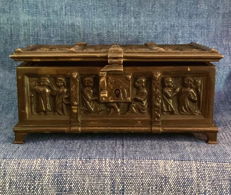 An Erhard & Sohne style Bronze Reliquary Jewellery Box - Image 10