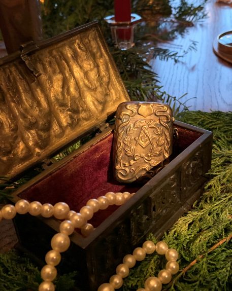 An Erhard & Sohne style Bronze Reliquary Jewellery Box - Image 2