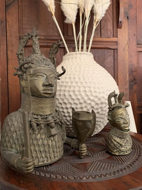 A Large Scandinavian Style Design Cream Vase with a Dimple effect - SOLD! - Image 3