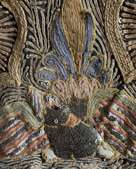 Burmese Kalaga Tapestry Wall Hanging - Image 6