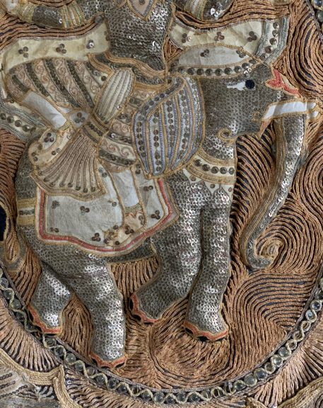 Burmese Kalaga Tapestry Wall Hanging - Image 3