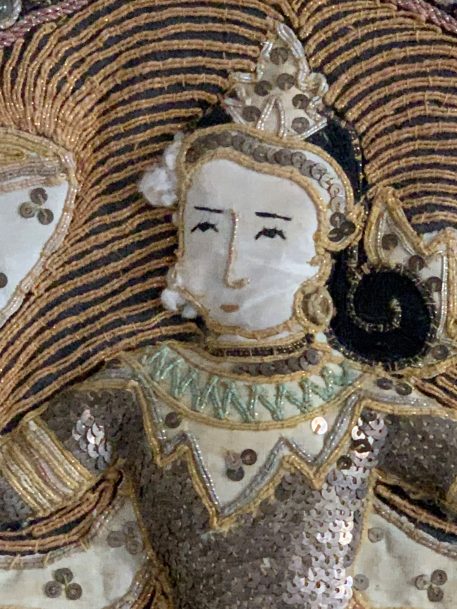 Burmese Kalaga Tapestry Wall Hanging - Image 5