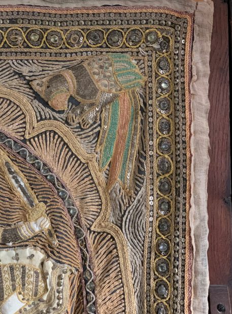 Burmese Kalaga Tapestry Wall Hanging - Image 8
