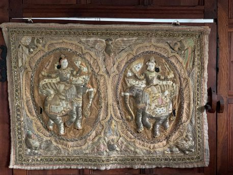 Burmese Kalaga Tapestry Wall Hanging