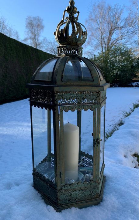 Large Wrought Iron Decorative Lantern - Image 8