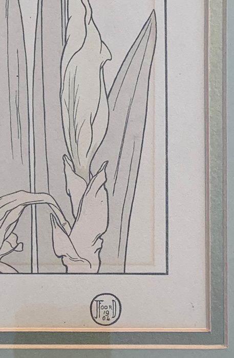A Pair of Botanical Pochoir Prints J. Foord, c.1904, Art Nouveau period - Image 9