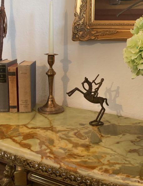 Onyx and Brass Coffee Table - Image 4