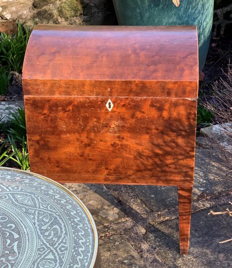 A Mahogany Dome Top Cellarette - Image 8