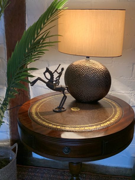Georgian Style Mahogany Circular Drum Table - Image 2