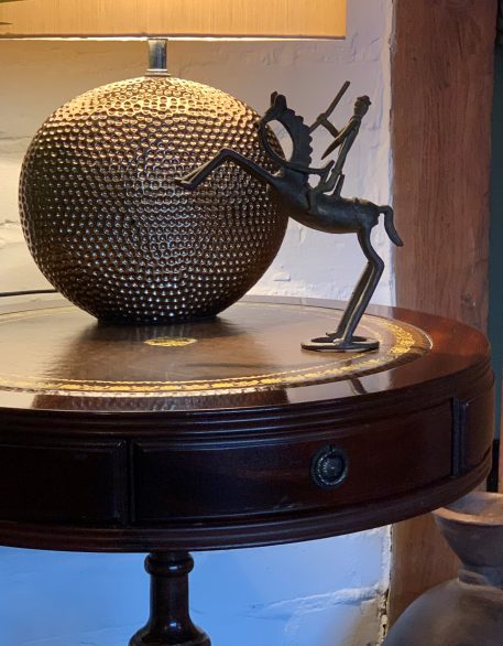 Georgian Style Mahogany Circular Drum Table - Image 7