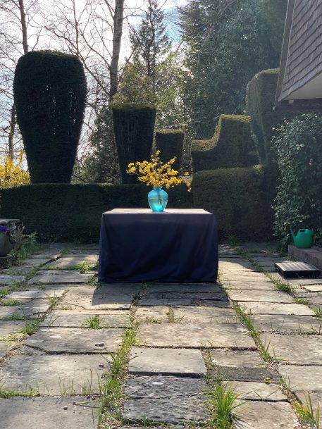 A Hand Blown, Large Turquoise Art Glass Vase - SOLD! - Image 4