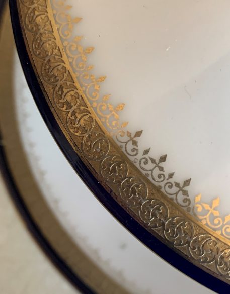 Rosenthal Porcelain Tureen Serving Dishes in Cobalt and Gold - SOLD! - Image 7