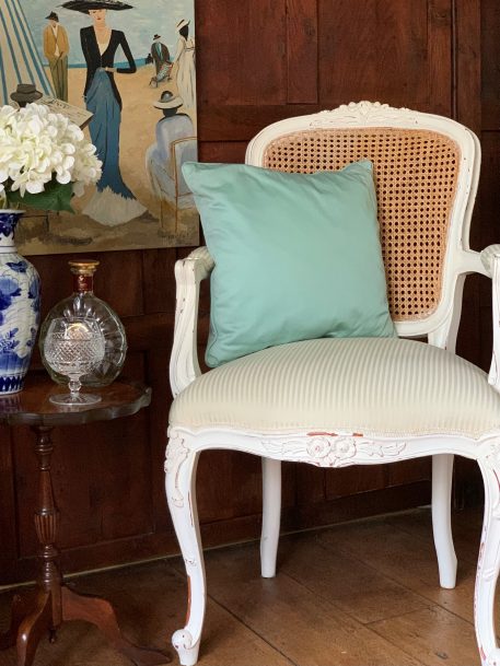 A Louis XV French Style Cane Back Fauteuil Armchair - Image 5