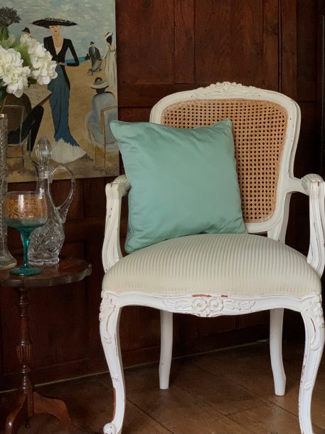 A Louis XV French Style Cane Back Fauteuil Armchair - Image 9