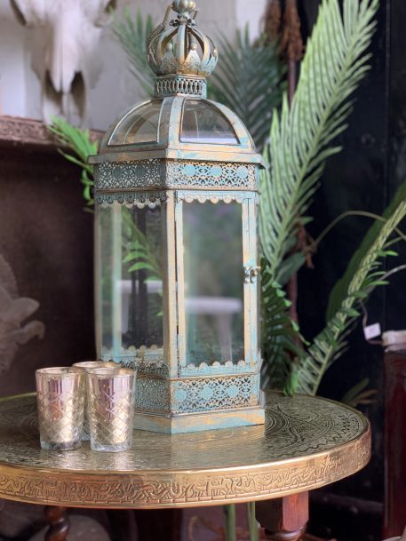 Large Wrought Iron Decorative Lantern - Image 7