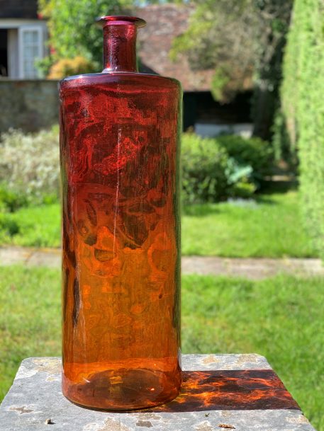 Large Sunset Glass Vase - Image 4