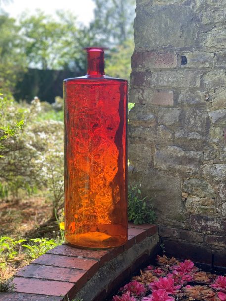 Large Sunset Glass Vase - Image 2