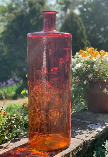 Large Sunset Glass Vase - Image 8