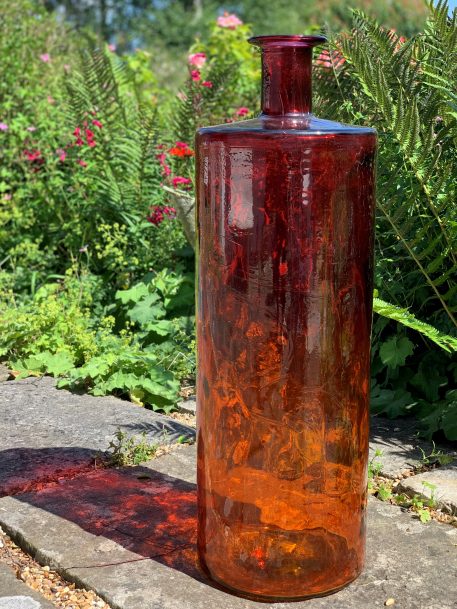 Large Sunset Glass Vase - Image 5