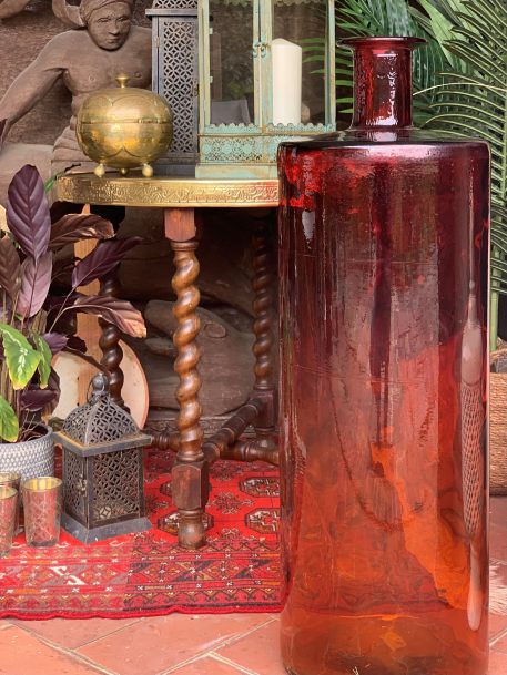 Large Sunset Glass Vase - Image 9