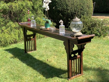 Large Hand Carved Antique Shanxi Phoenix Altar Table - Image 8